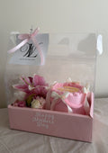 Bloom box with Cake