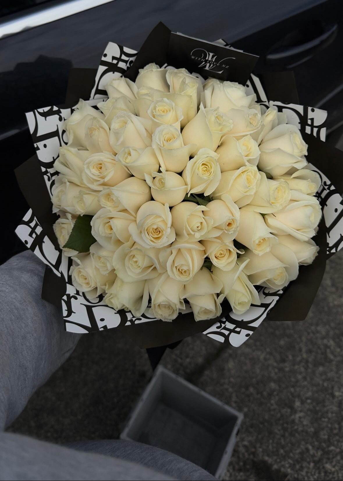 Classic White Roses